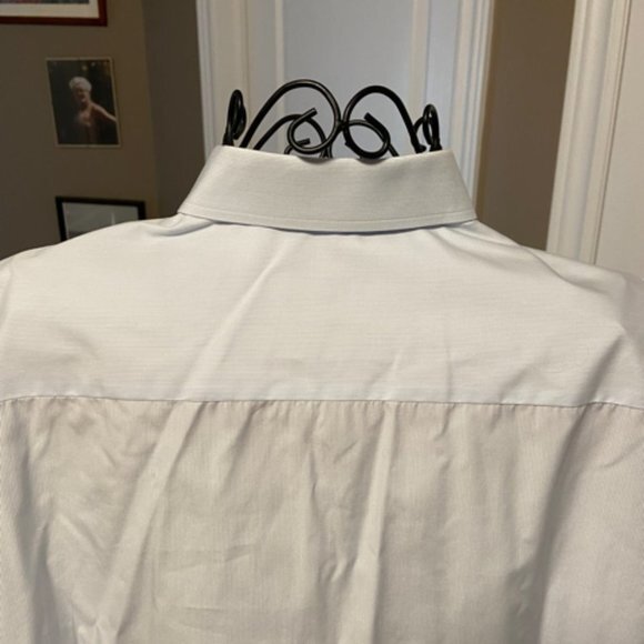 ETON Men's Dress Shirt in Fine Pinstripe Blue. Size 17/43 - Picture 4 of 16